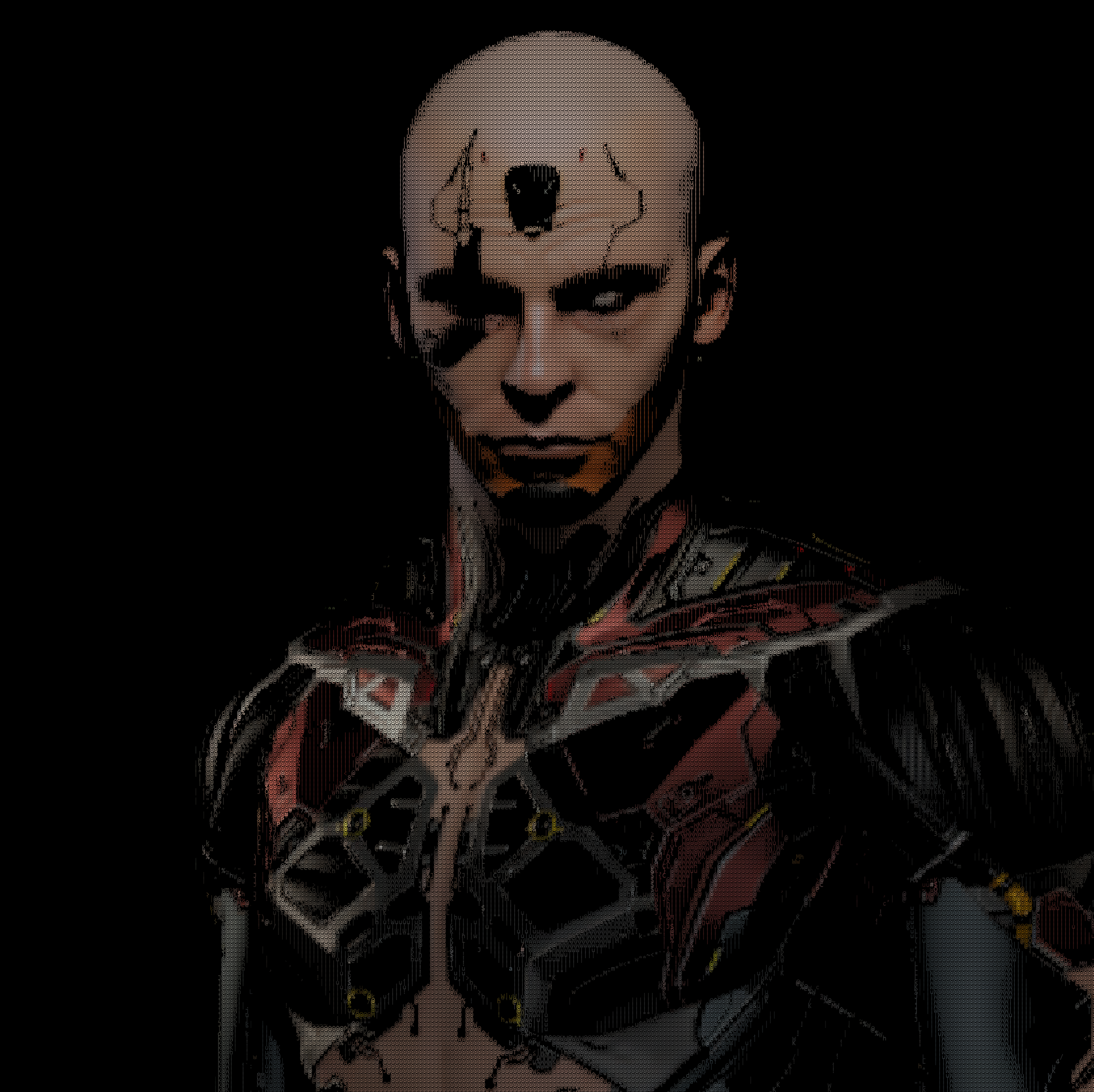 ASCII Art Generator - Bitmap-Based Image to Character Conversion